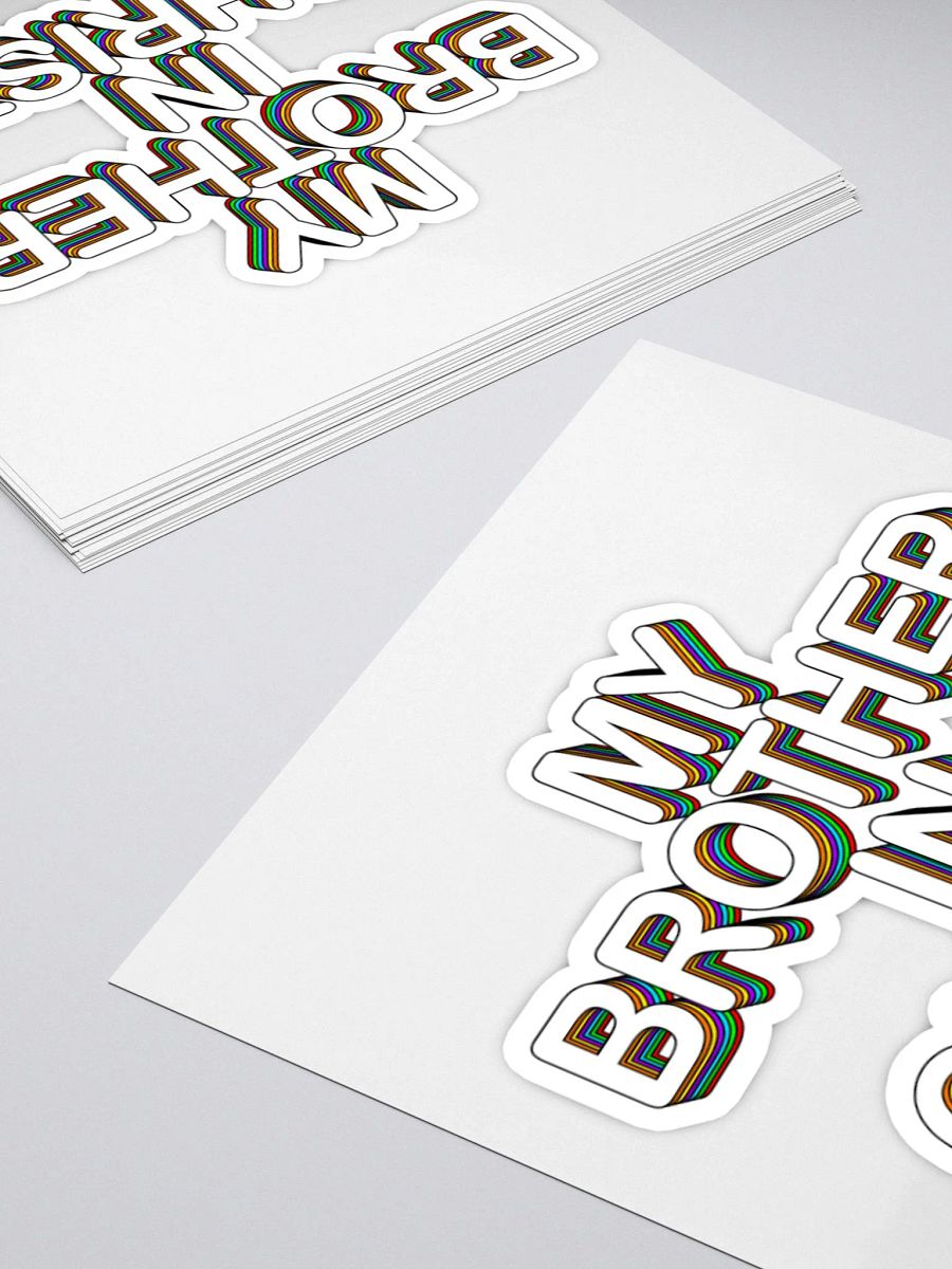 'My Brother In Christ' Sticker product image (12)