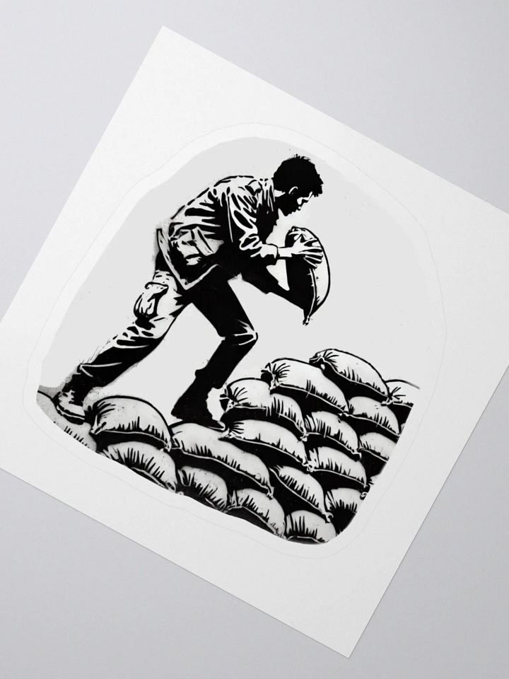 Sandbagger Vinyl Sticker (Indoor Use) product image (2)