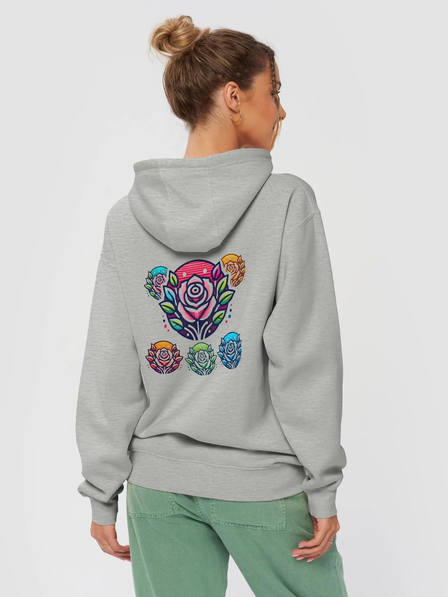 Symmetrical Rose Garden Hoodie product image (18)