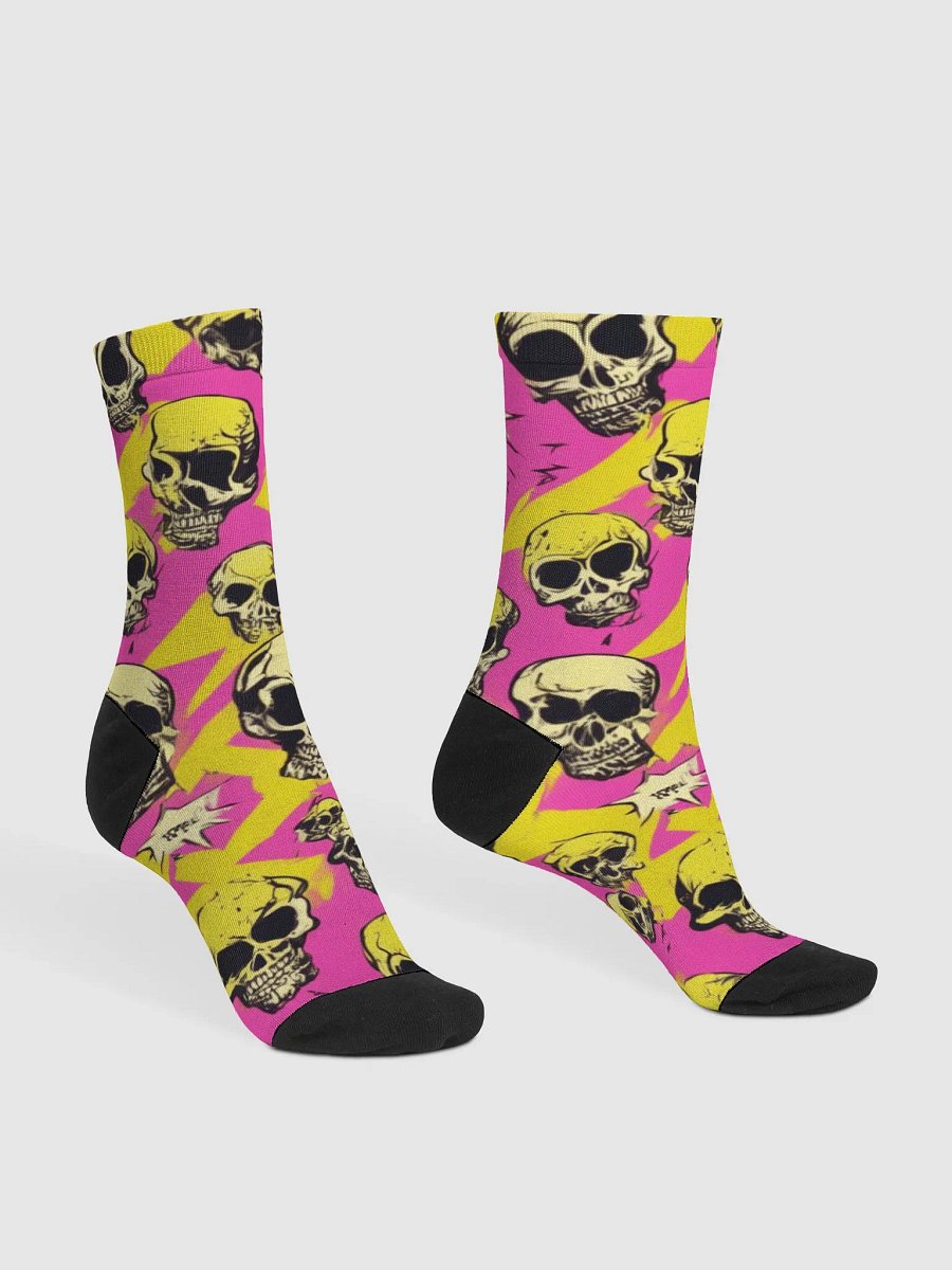 pink yellow skulls product image (3)
