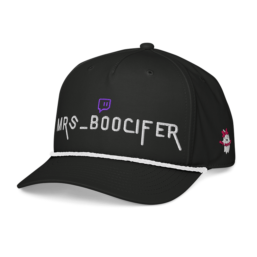 Mrs Boo Golf Hat -Black/White product image (2)