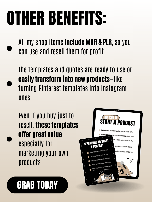 MRR/PLR Pinterest Templates for Bloggers product image (7)