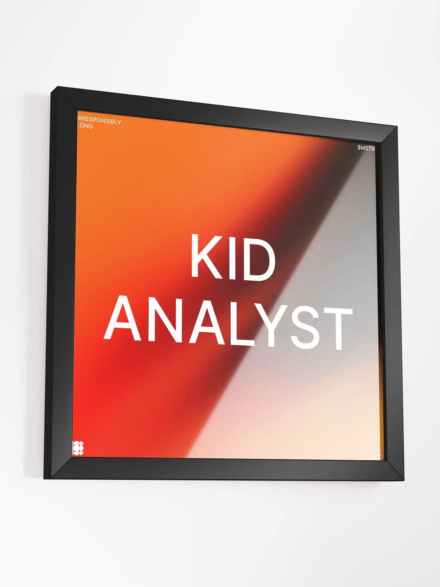 Kid Analyst Orange [Framed] product image (7)