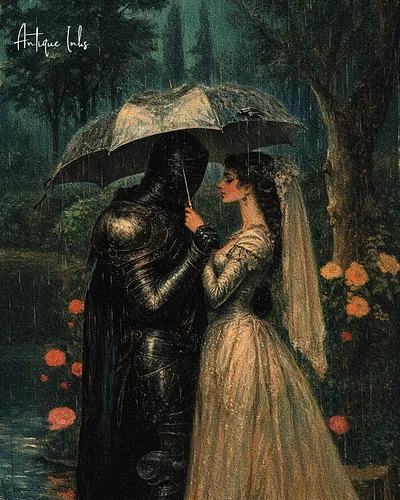 “The rain falls for you the same way I do, unapologetically over and over” — Unknown 

Follow @antiqueinks for more art. 
The...