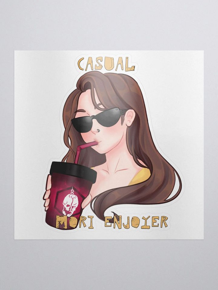 Casual Mori Enjoyer Sticker product image (1)