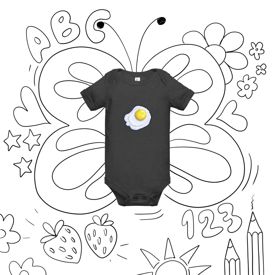 Pixel Egg Baby Onesie 🍳 product image (8)