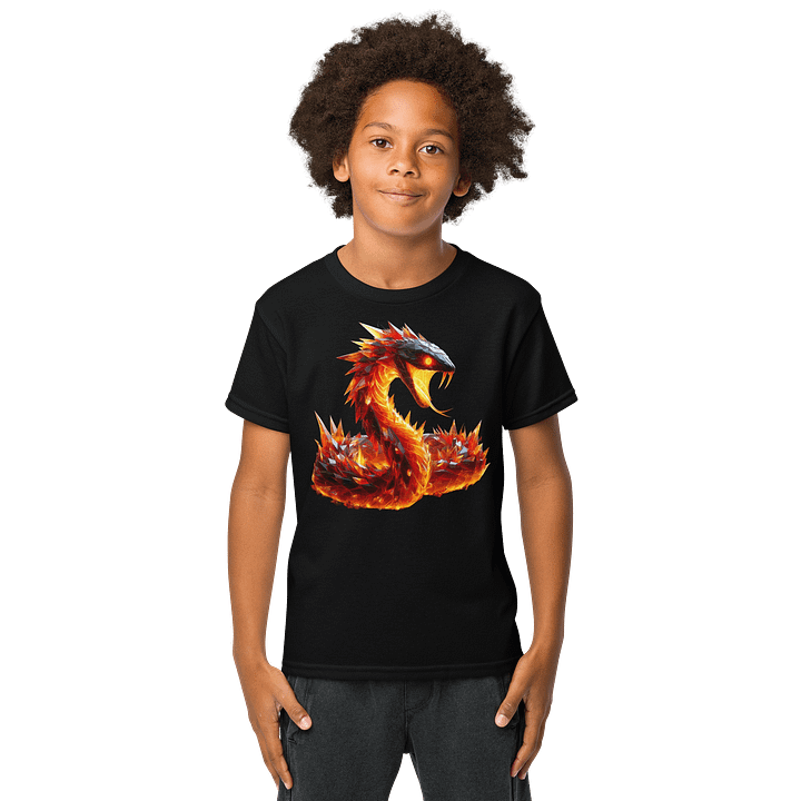 Crystallized Fire Snake Youth Shirt product image (1)