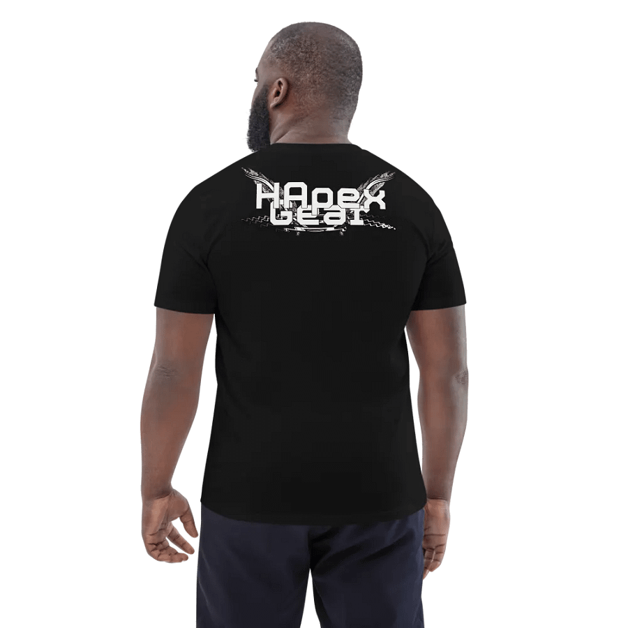 Organic Cotton T-Shirt - Embroidered - White HApex Gear White Logo product image (3)
