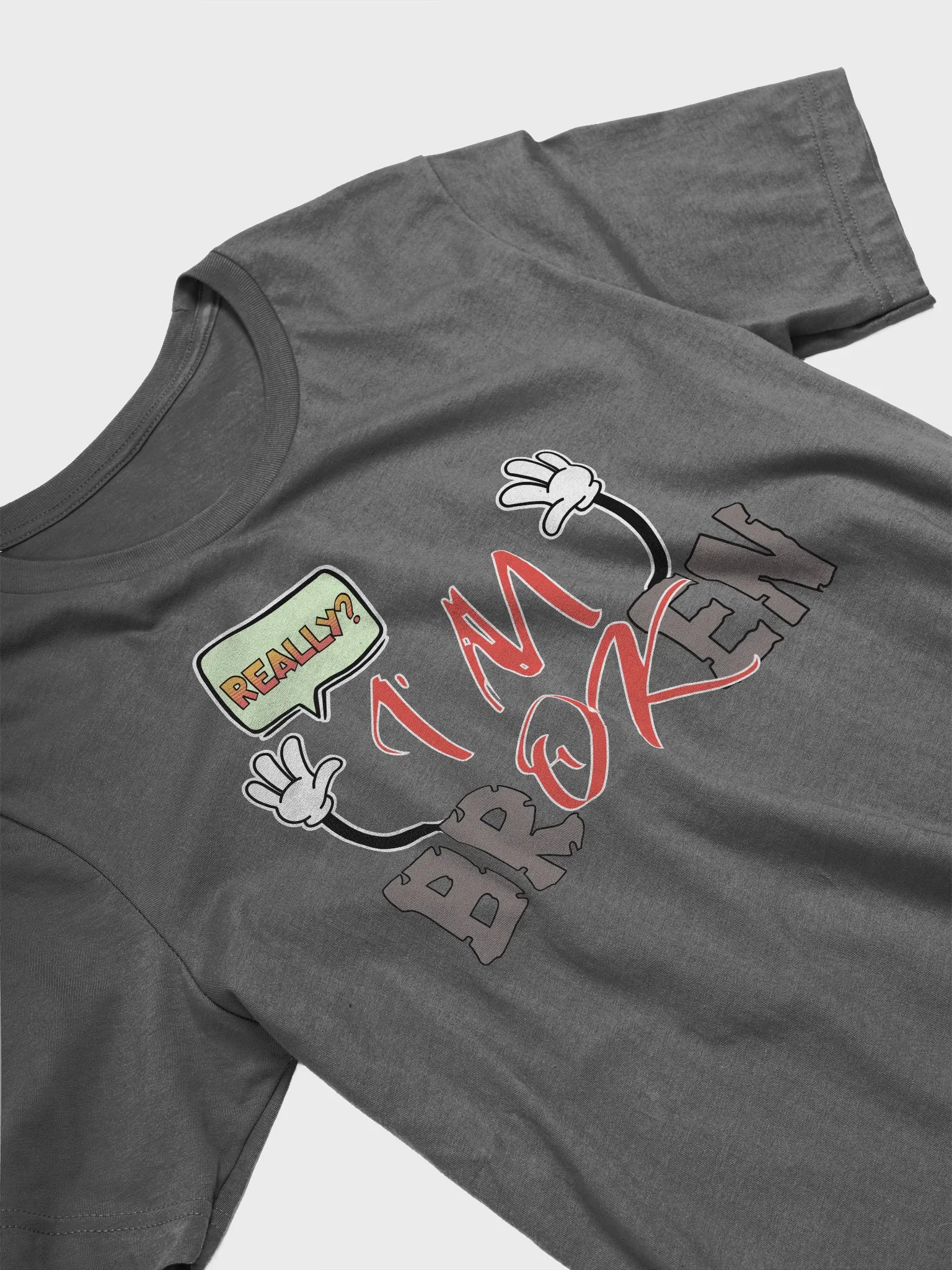 I'm Broken I'm Ok Really? Comic T-Shirt product image (2)