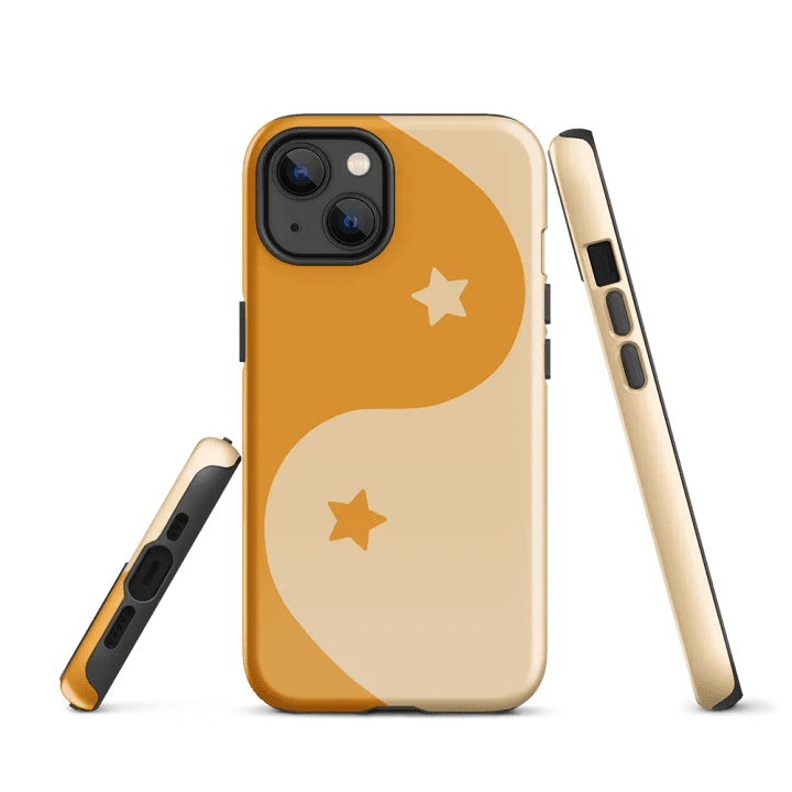 Honey Yin Yang Stars iPhone Tough Case product image (2)