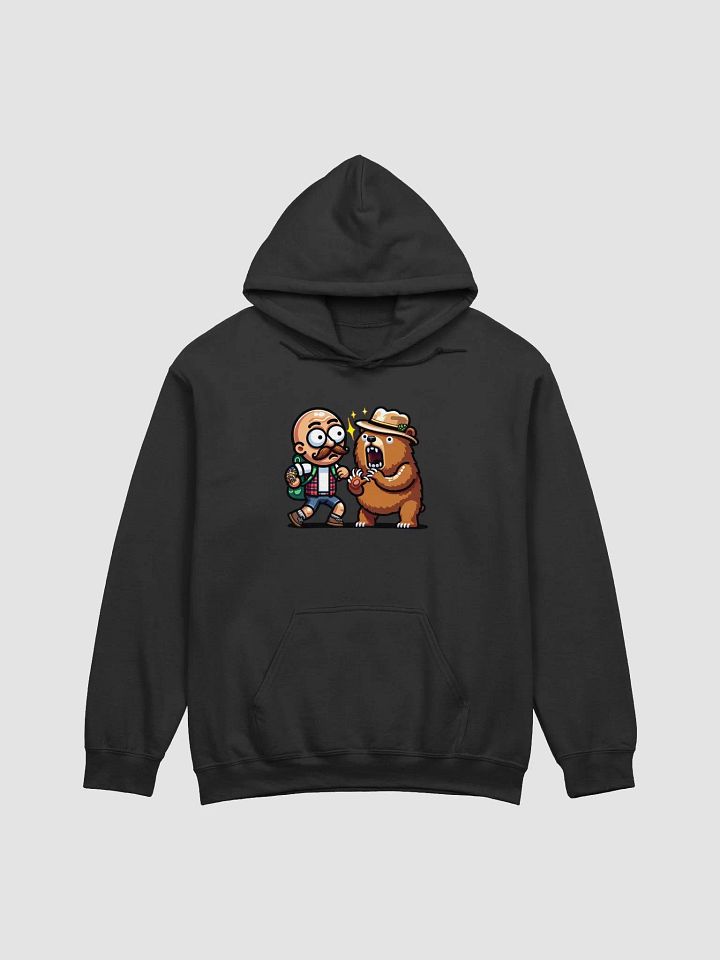 I Suck at Hiking Hoodie - Fighting Bear product image (2)
