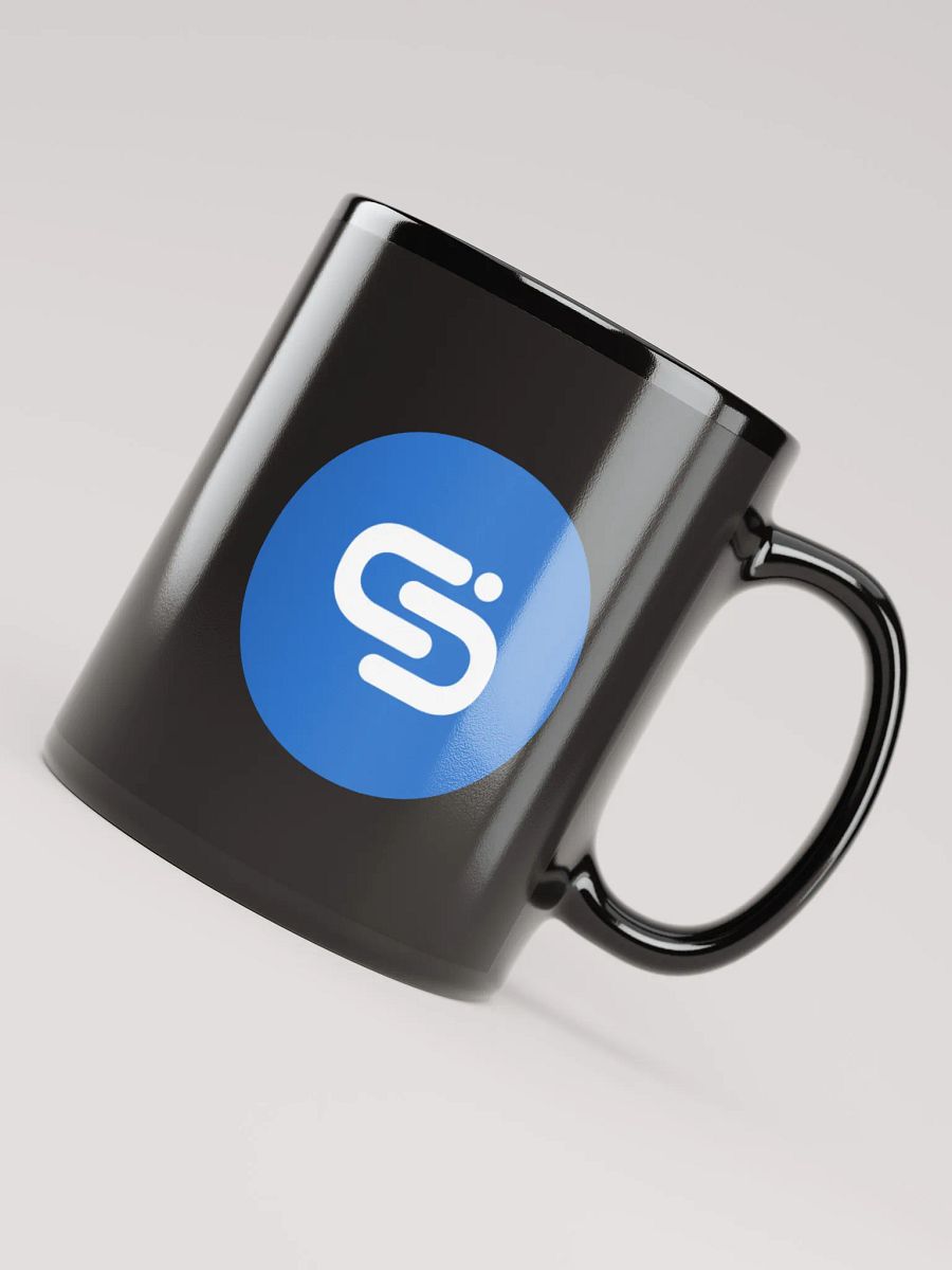 Imperial — Black Mug w/ Blue IS Logo product image (7)