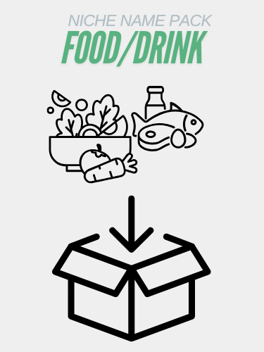 Niche Name Pack- Food/Drink product image (1)