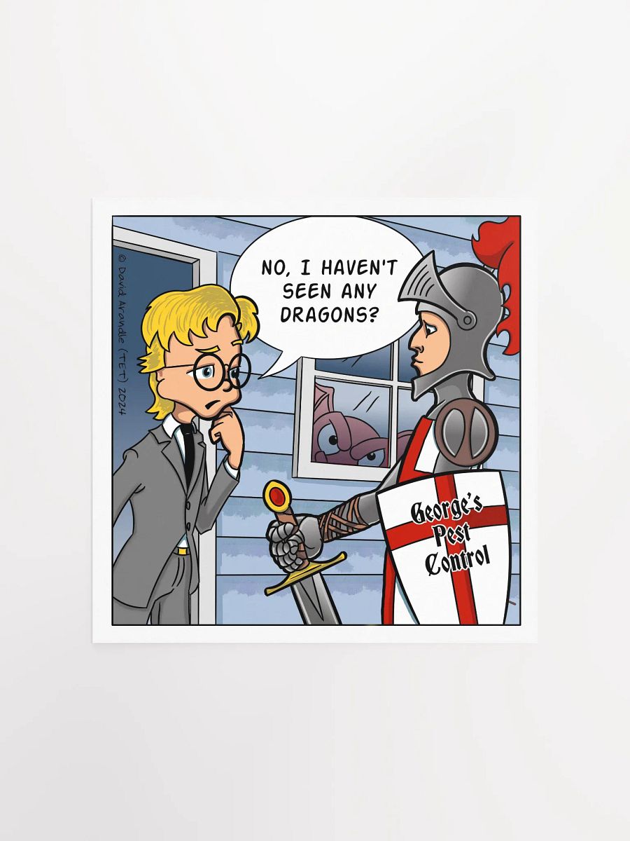No, I Haven't Seen Any Dragons - Resident Dragon Poster product image (1)