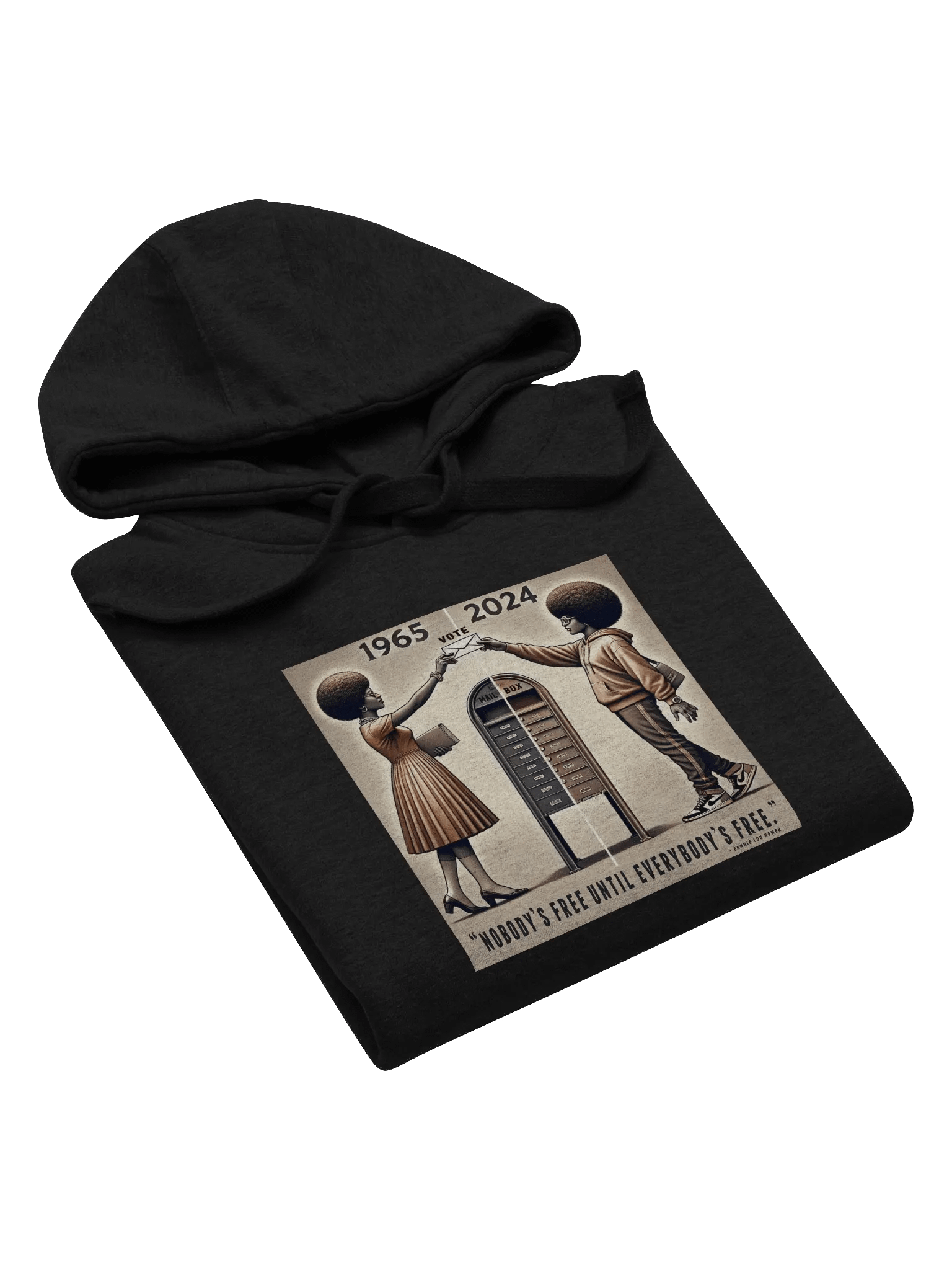 "Nobody’s Free" Hoodie – Honoring the Fight, Continuing the Legacy product image (5)