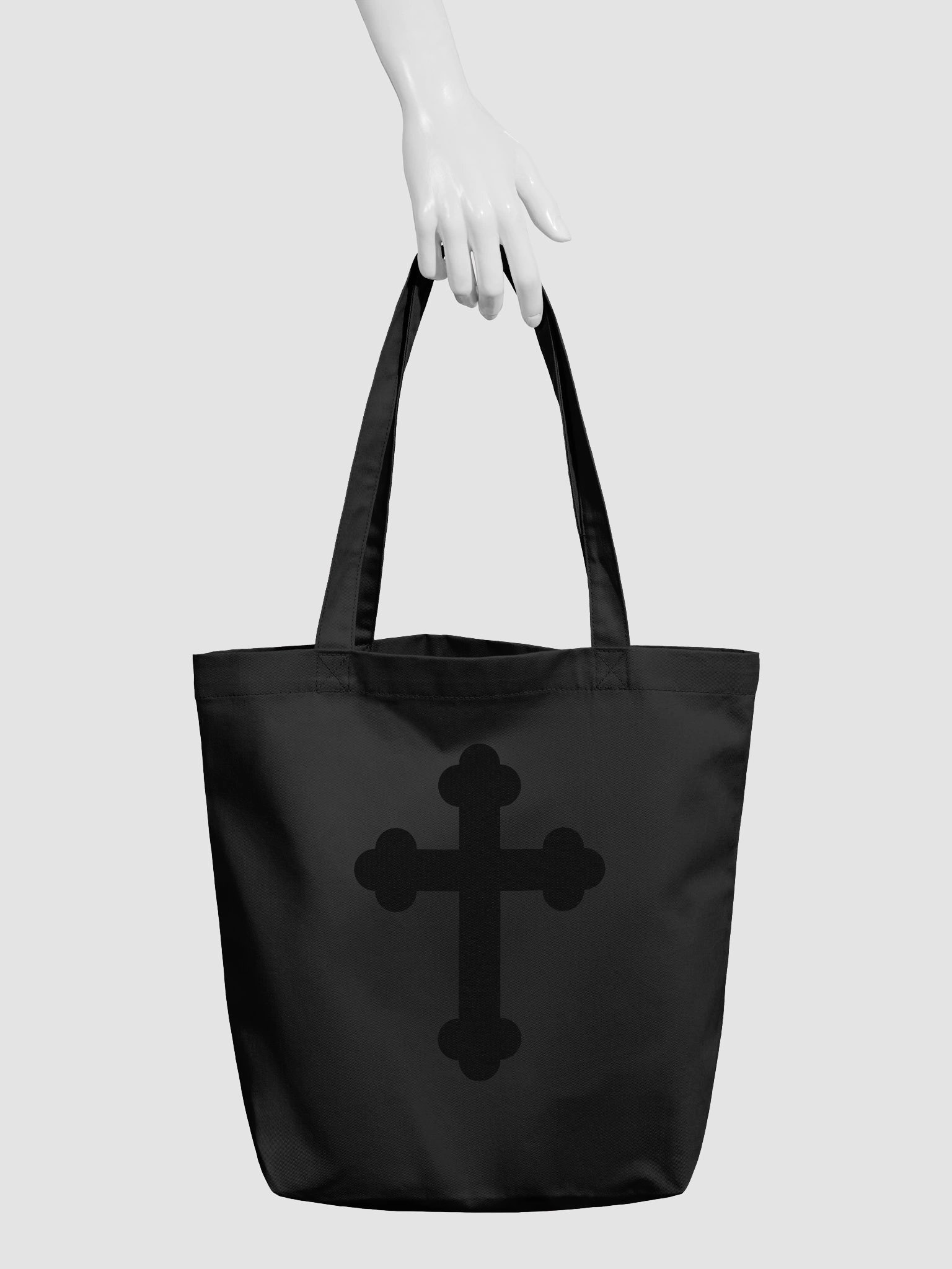 Black Cross Eco-Friendly Tote Bag product image (3)