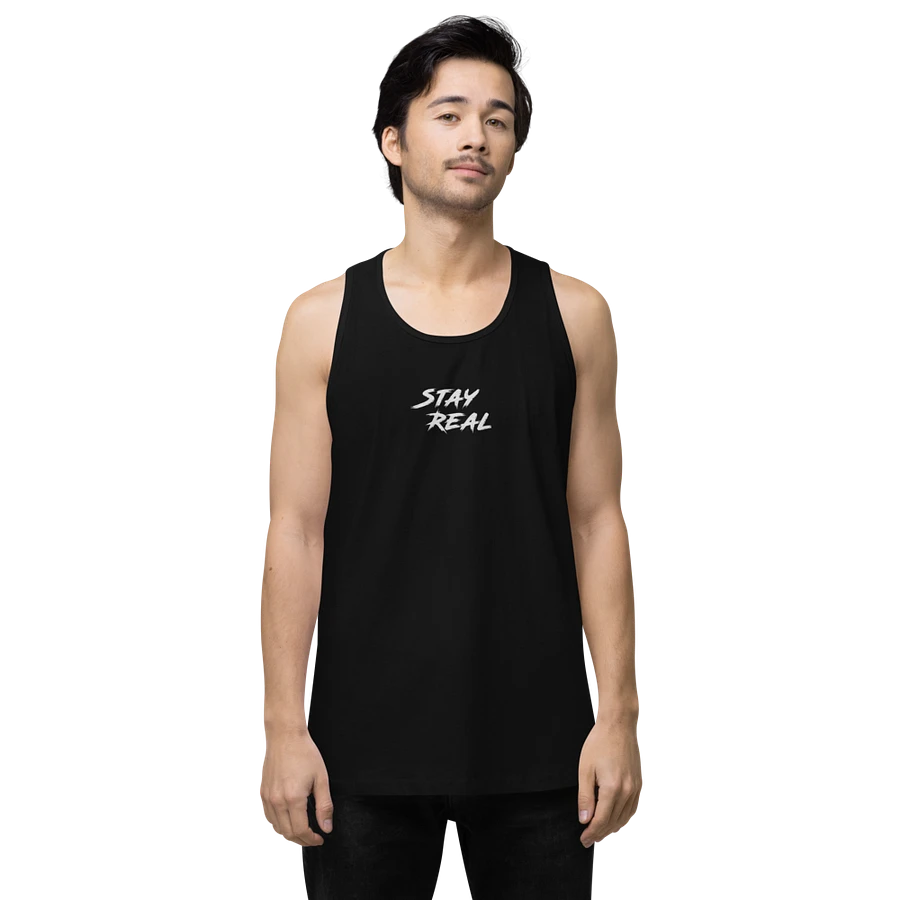 Stay REAL Embroidered Tank product image (2)