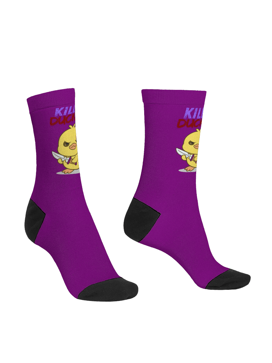 Killer Duckies Purple Socks product image (3)