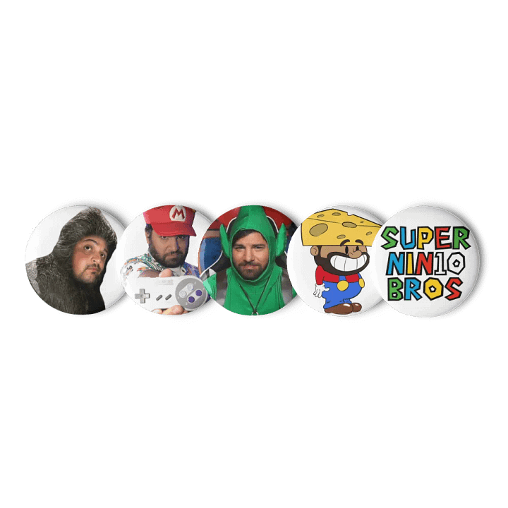 SUPER NIN10BROS Legacy Pin Set product image (2)