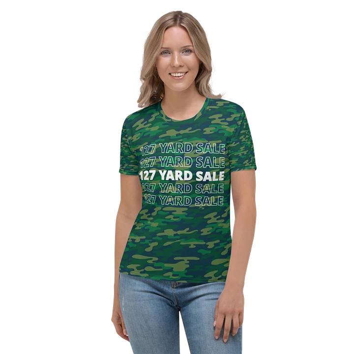 127 Yard Sale (2024) All-Over Camo Print Women's Crew Neck T-Shirt product image (1)