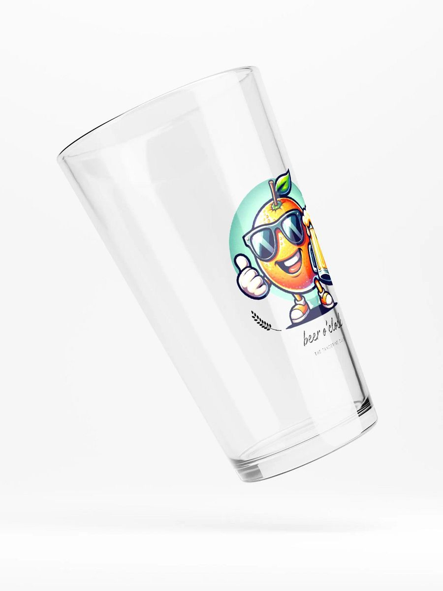 Tangerine Beer Pint Glass product image (4)