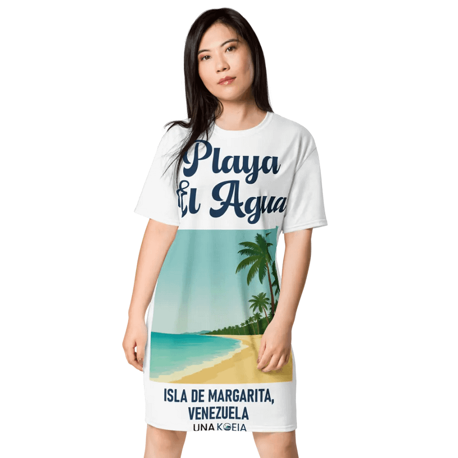 All-Over Print T-Shirt Dress – Fun, Comfortable, and Effortlessly Stylish product image (1)