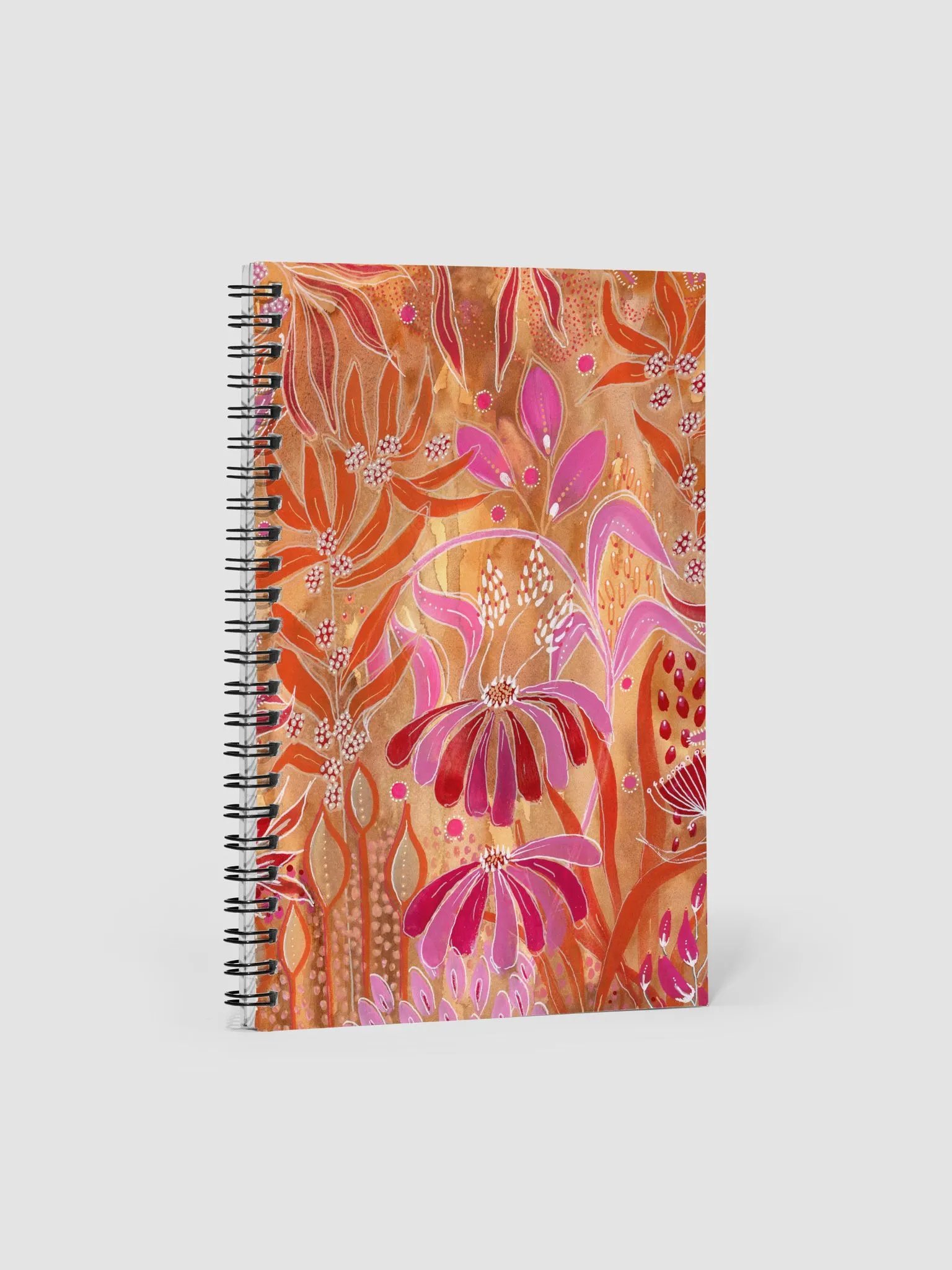 Vibrant Floral Fantasy Spiral Notebook product image (3)