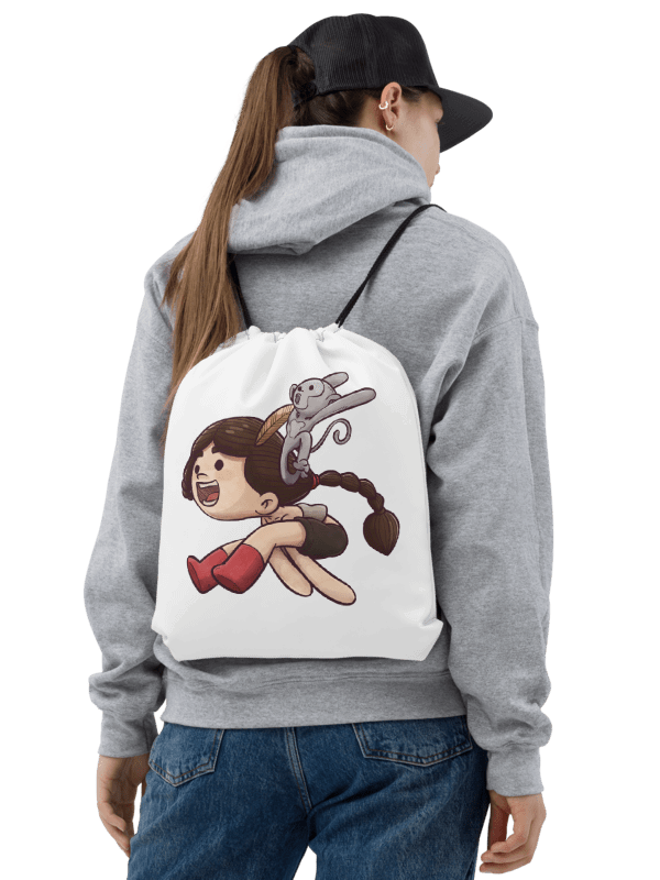 She & Her Pet | Drawstring Bag product image (2)