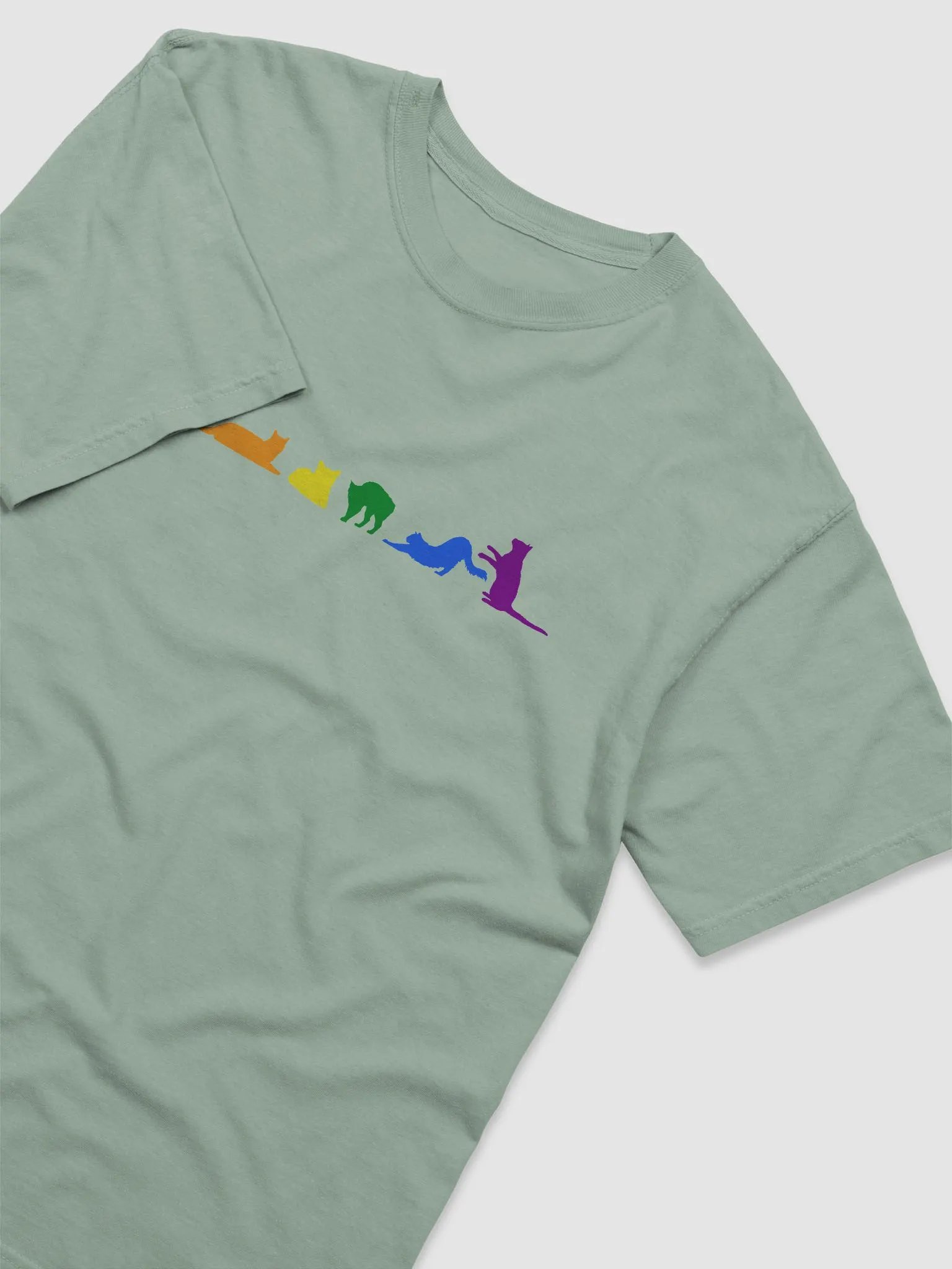 Rainbow Pride Cats Men's Shirt product image (39)
