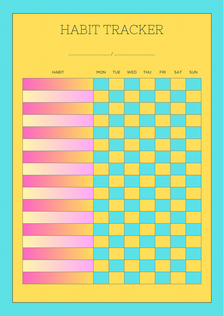 Colourful habit tracker product image (1)