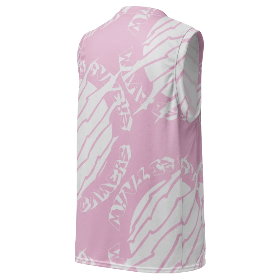 [ ITZJOEL44 ] PINK/WHITE Basketball Jersey product image (4)