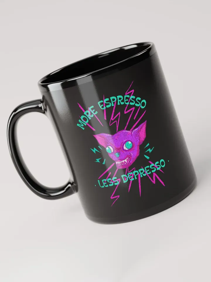 Mischievous Espresso Cat Mug product image (1)
