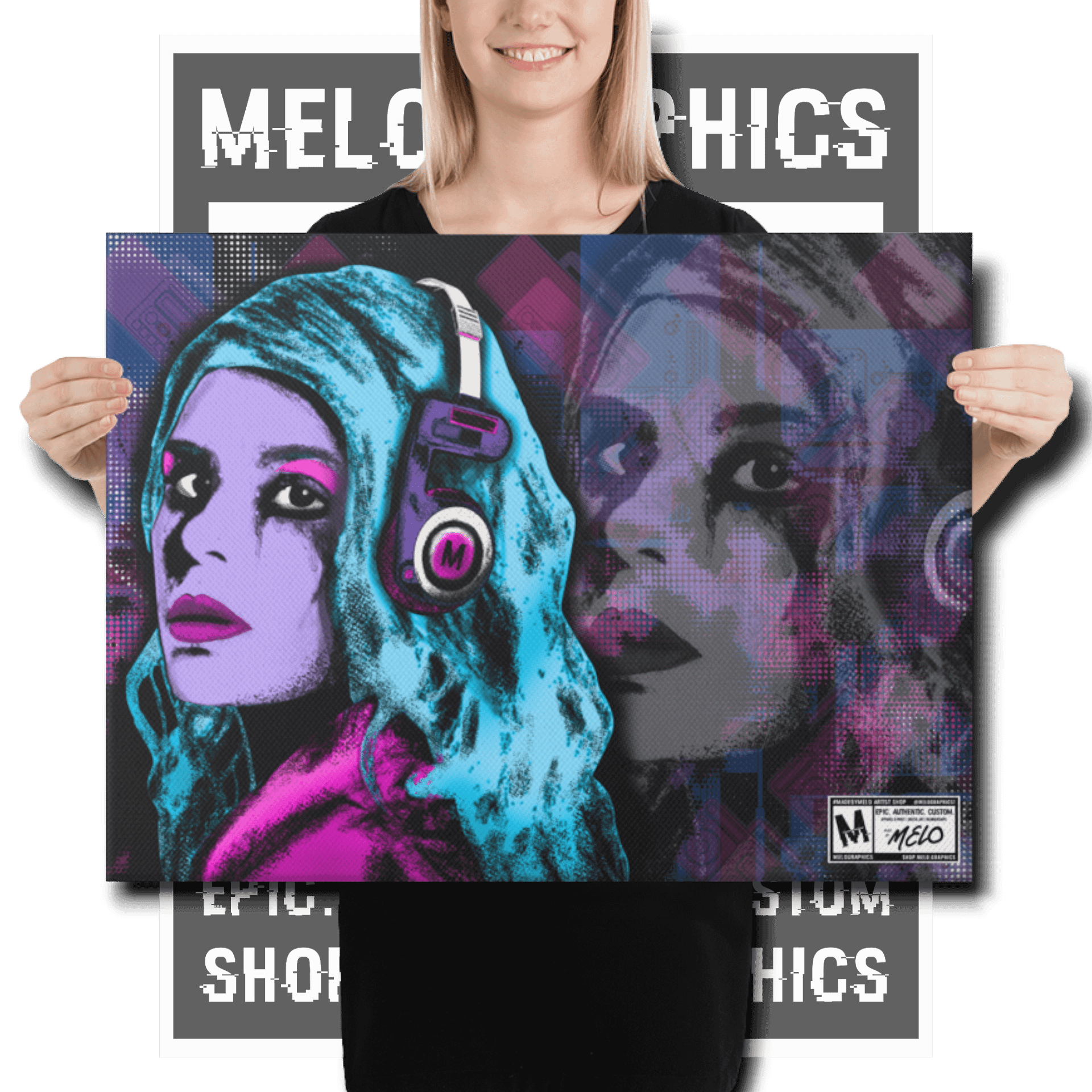 Personal Playlist by MELOGRAPHICS - Canvas Art + Digital Wallpaper | #MadeByMELO product image (4)