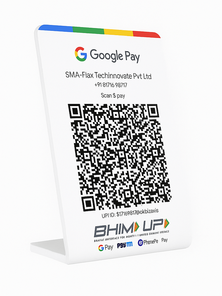 UPi Stand QR Code Embedded (Generic) product image (2)