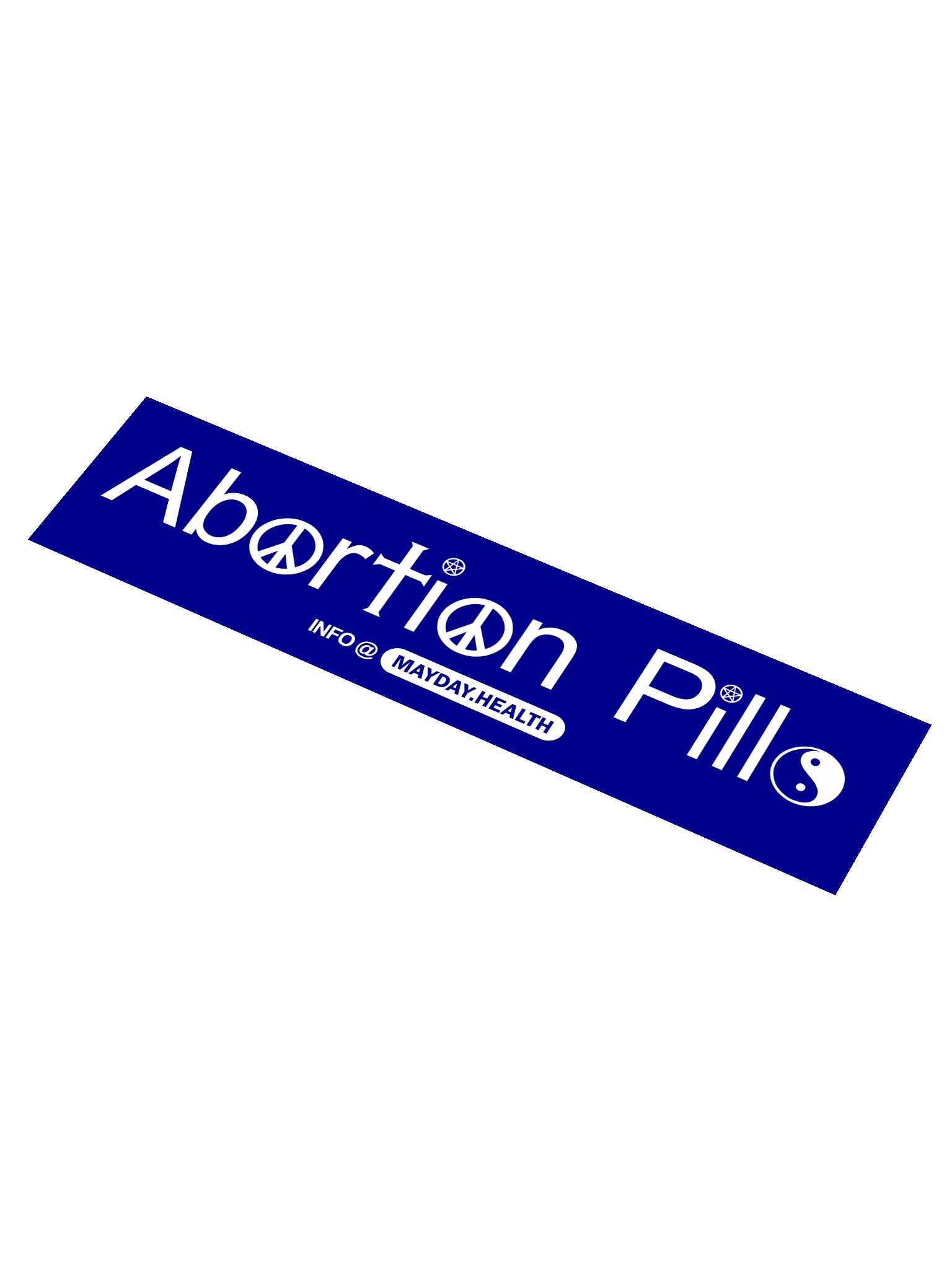 Abortion Pills Bumper Sticker product image (1)