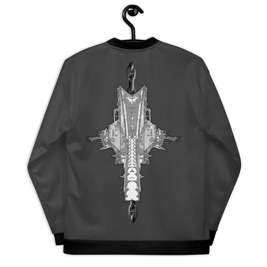 Black Foss double tug Bomber Jacket product image (11)