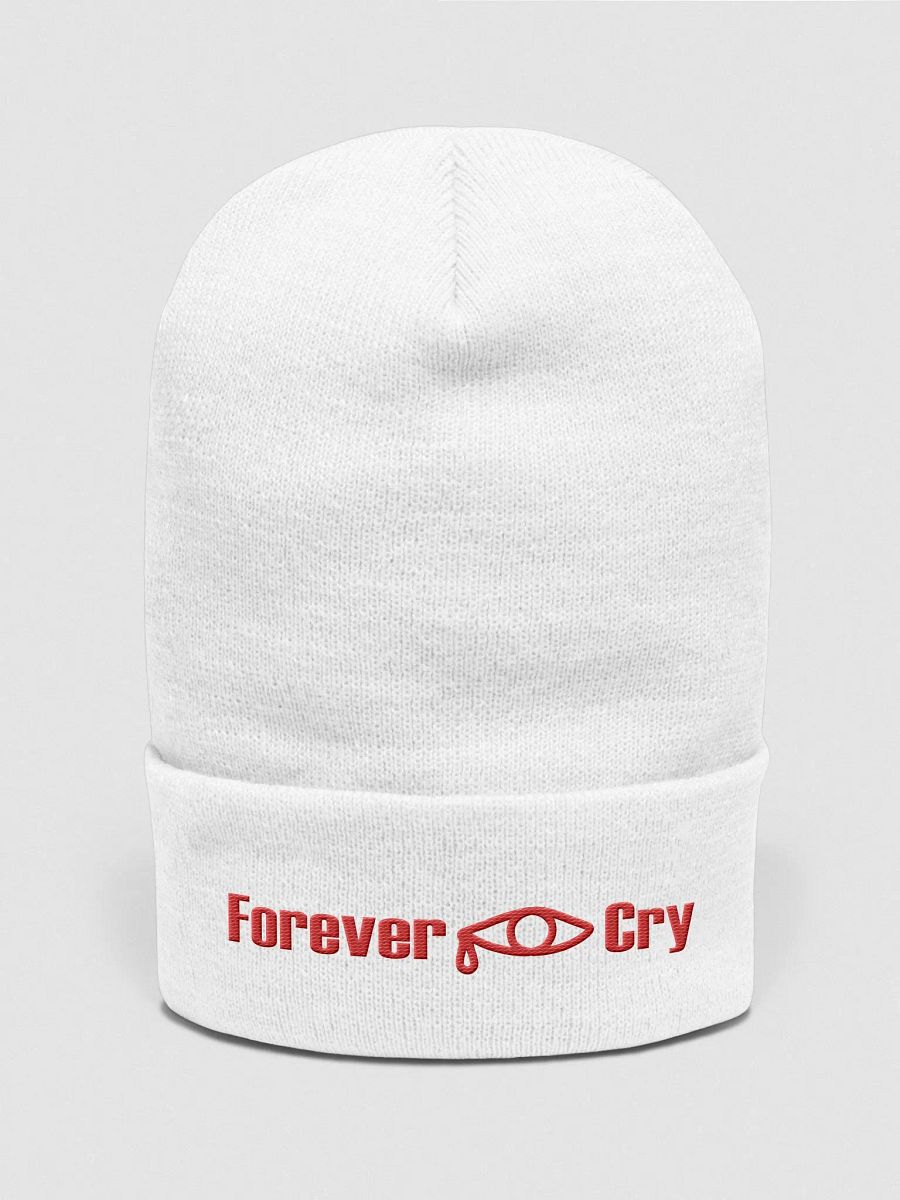 Forever Cry - Red #2 - Yupoong Cuffed Beanie product image (1)