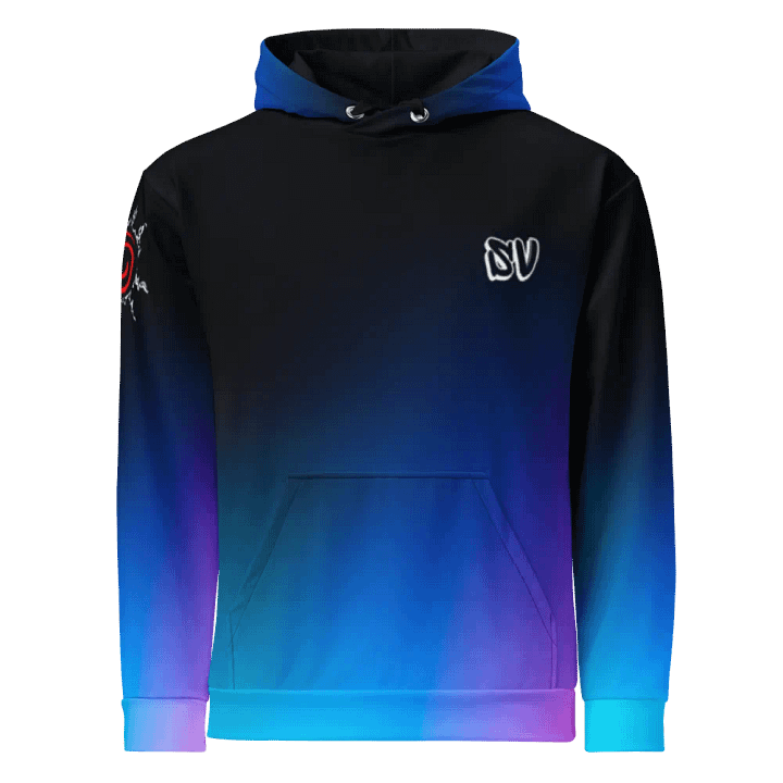 STRAIGHT VIBIN NEON COLOR FADE STYLE JINCHURIKI HOODIE product image (1)