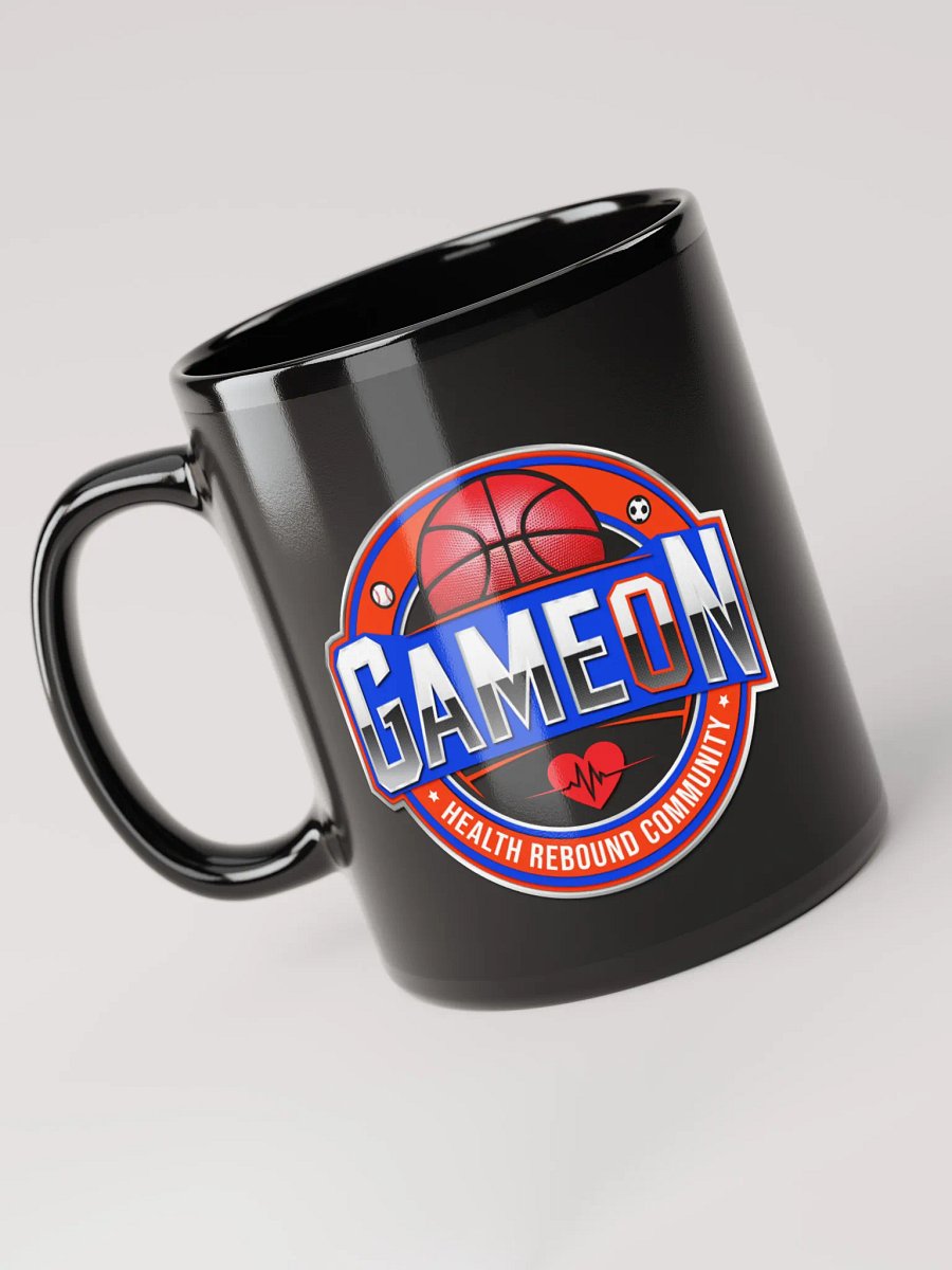 Game On Black Glossy Mug product image (5)