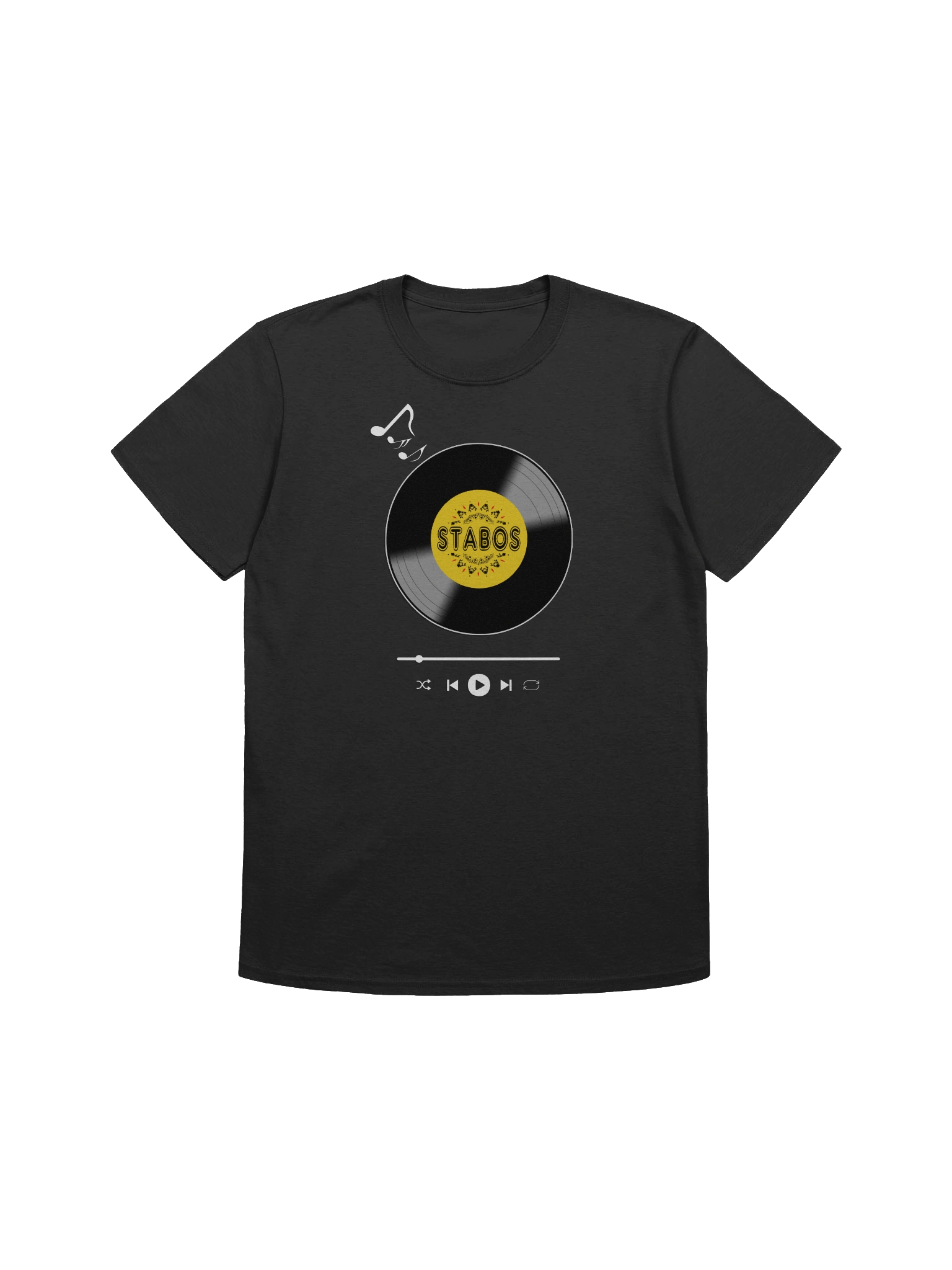 Retro Stabos Vinyl Record Music T-Shirt product image (1)