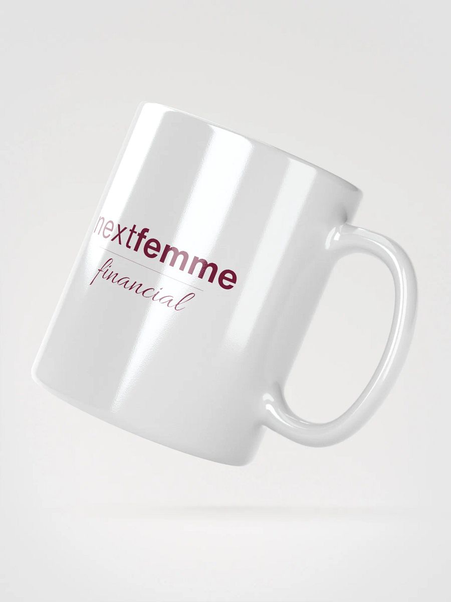Vivid Vibes Ceramic Mug with Maroon Logotype product image (2)