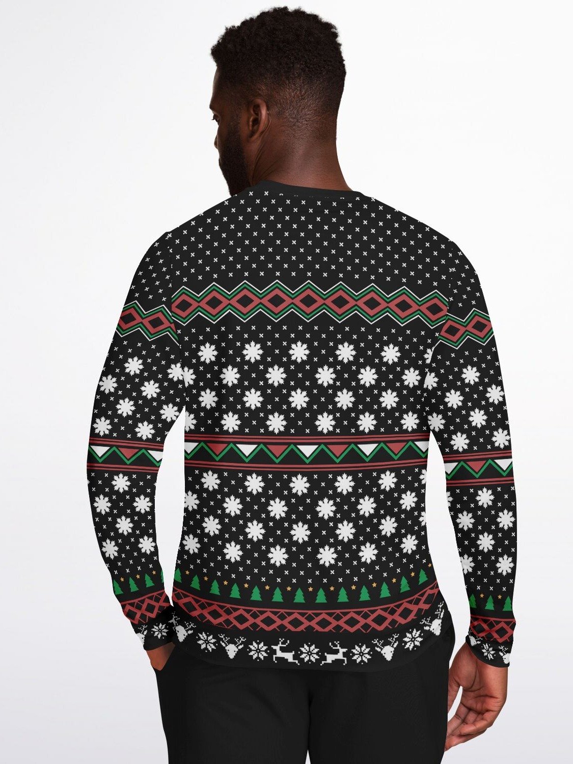 "Crochet with My Gnomies" Ugly Christmas Sweater | Knitting Crafter Holiday Sweatshirt | Crochet Gnome Winter Outfit product image (8)