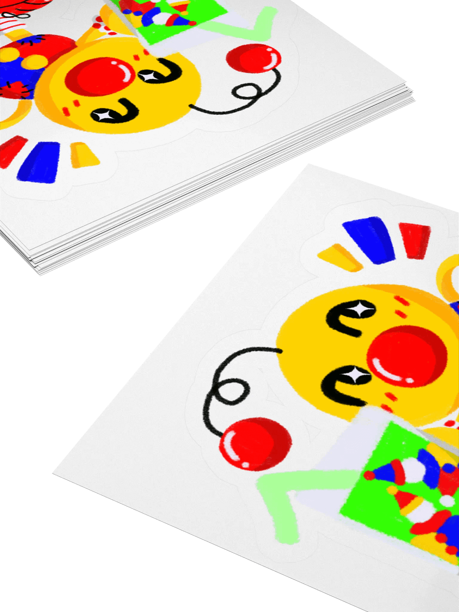 Boyoyoing Clown Soda Sparkles Sticker product image (4)