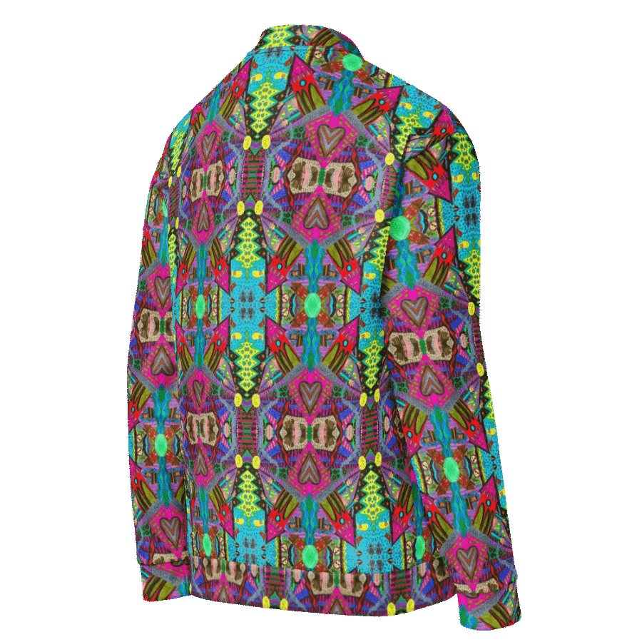 Abstract Tower Moment Unisex Bomber Jacket product image (7)