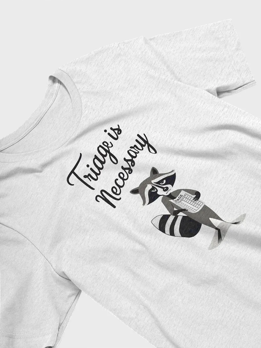 Raccoon Triage T-shirt, Wildlife Vet Tech Gift, Wildlife Rehabber T-shirt product image (3)