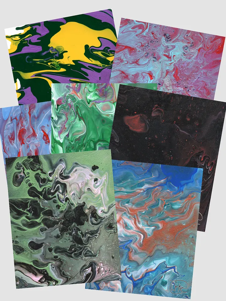Fluid Acrylic High-Res Signed Art Digital Download Pack product image (1)
