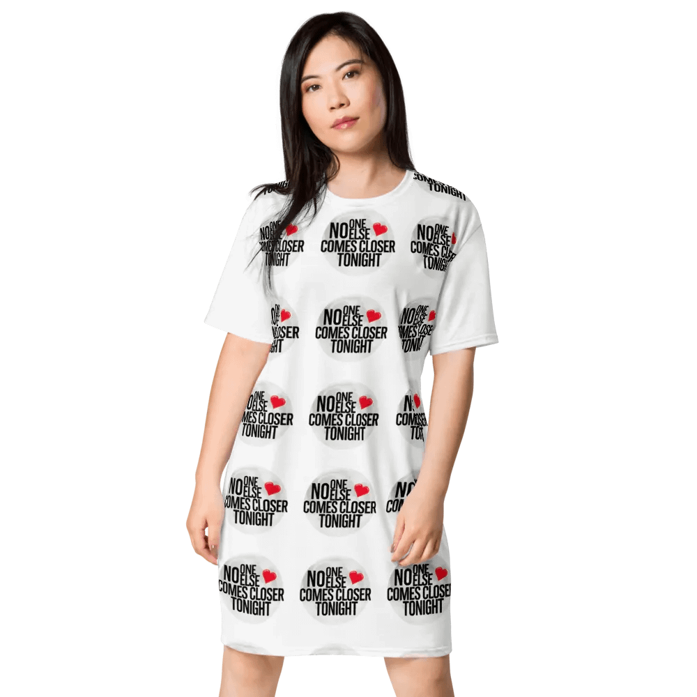 Moonlit Heartbeat Graphic Dress product image (1)