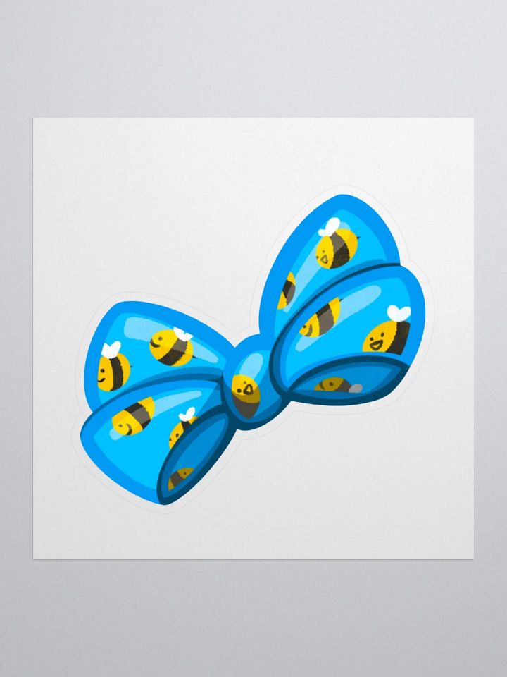 Sheik's Whimsical Bee Bow Sticker product image (2)