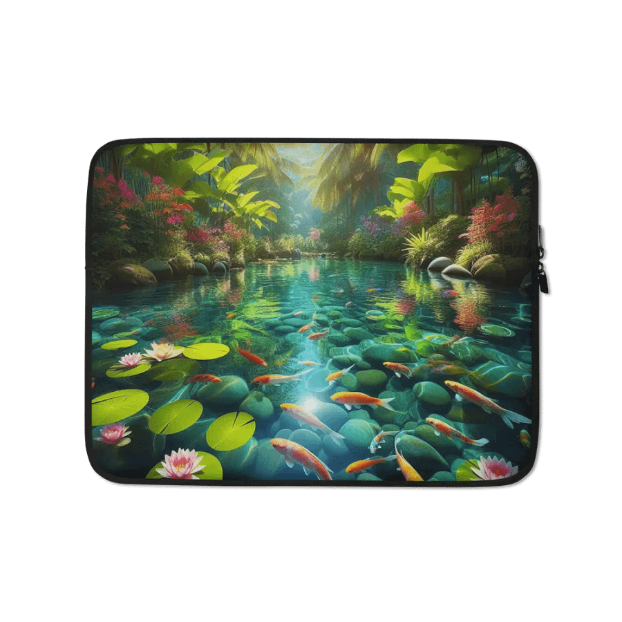 Tranquil Oasis Laptop Sleeve | AI Design product image (1)