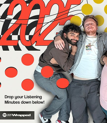 We see all of you legends! It blows our minds every year to see how much you spend listening to our waffle, you lot are insan...